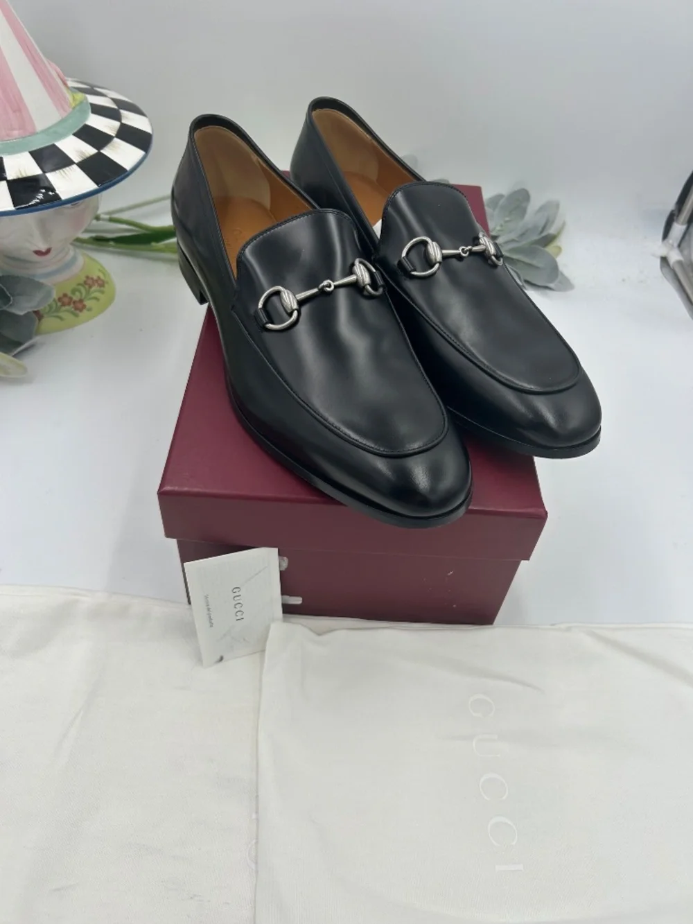 Men’s Gucci Horsebit Leather Loafers Size 10.5/fits 11.5 US. Made in Italy.